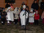 Rozsvícení stromečku u MŠ